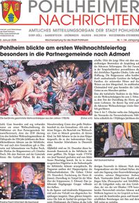 Titelseite Pohlheimer Nachrichten